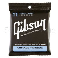 Gibson SEG-VR11 Medium Light Vintage Reissue Electric Guitar Strings 11/50