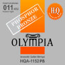 Olympia HQA-1152PB Phosphor Bronze Acoustic Guitar Strings Custom Light 11/52