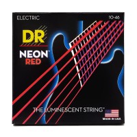 DR Strings NRE-10 NEON Red Electric - Medium (10-46)