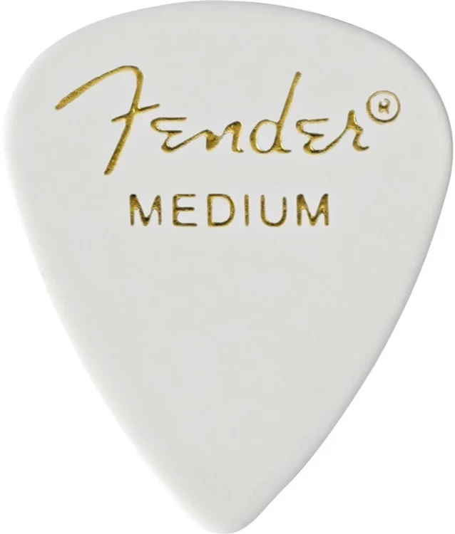 FENDER 351 WHITE PICK GROSS MEDIUM