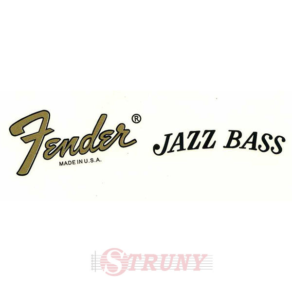 Деколь Fender Jazz Bass Gold Vintage