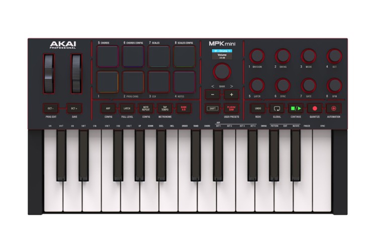 MIDI клавіатура AKAI MPK mini 4 Black