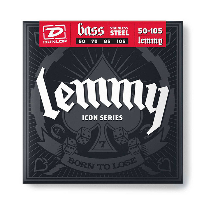 Dunlop LKS50105 Stainless Steel Lemmy Signature Bass Strings 50/105
