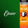 Elixir 14207 Nanoweb Coated Nickel Plated Steel Light-Medium Long Scale 5-Strings 45/135 Elixir 14207 Nanoweb Coated Nickel Plated Steel Light-Medium Long Scale 5-Strings 45/135
