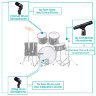 Takstar DMS-D7 Професійний набір мікрофонів для барабанів