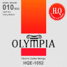 Olympia HQE-1052 Light Top Heavy Bottom Nickel Plated Steel Electric Guitar Strings 10/52