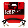 D’Addario PW-FPRR-204 Custom Series Flat Patch Cables 4