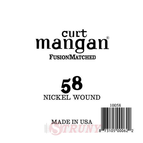 Curt Mangan 10058 58 Nickel Wound Ball End