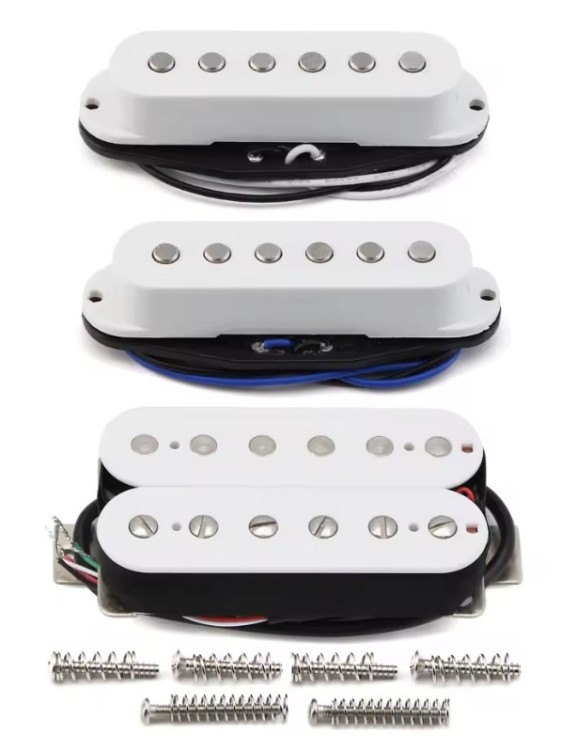 Fleor Strat-HSS Set WH Alnico 5 Набір синглів та хабакера для стратокастера