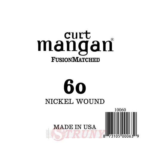 Curt Mangan 10060 60 Nickel Wound Ball End