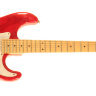 Електрогітара G&L S500 (Clear Red, Maple, 3-Ply Pearl)