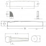 Avzhezh ANSP6BK Комплект (шпильки 6 шт, нижній та верхній поріжки)