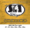 SIT GB1150 Pro Light 80/20 Bronze Acoustic Guitar Strings 11/50 SIT GB1150 Pro Light 80/20 Bronze Acoustic Guitar Strings 11/50