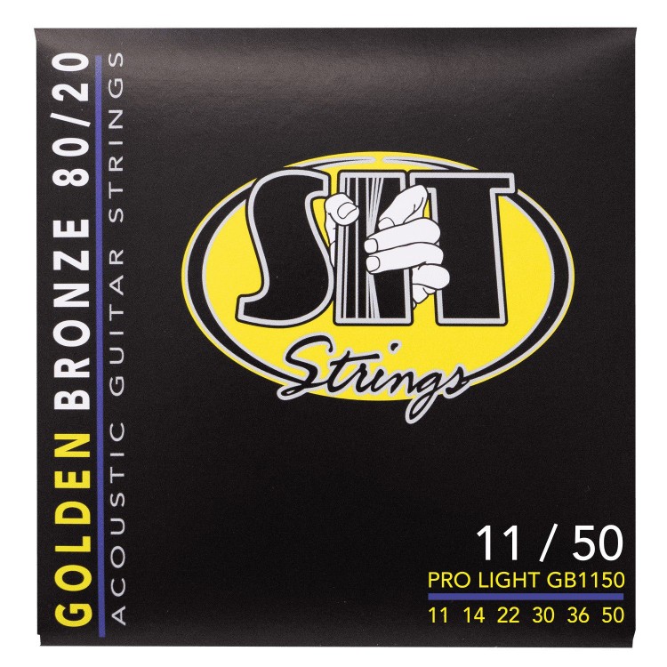 SIT GB1150 Pro Light 80/20 Bronze Acoustic Guitar Strings 11/50 SIT GB1150 Pro Light 80/20 Bronze Acoustic Guitar Strings 11/50