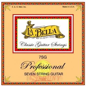 La Bella 7SG Professional 7-String Classical Guitar Strings