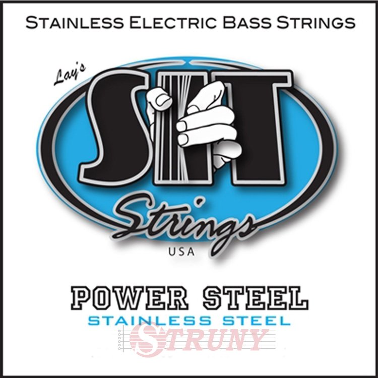 SIT PSR45105L Power Steel Stainless Medium Light Electric Bass Strings 45/105