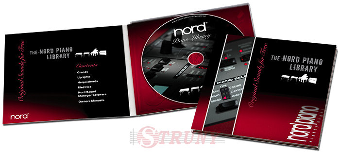 Nord DVD Nord Piano Library Програмне забезпечення