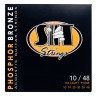 SIT P1048 Extra Light Phosphor Bronze Acoustic Guitar Strings 10/48 SIT P1048 Extra Light Phosphor Bronze Acoustic Guitar Strings 10/48
