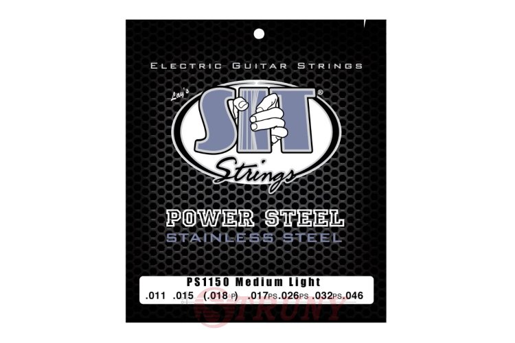 SIT PS1150 Medium Light Power Steel Stainless Steel Electric Guitar Strings 11/50