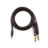 Planet Waves PW-MPTS-06 Custom Series 1/8” to Dual 1/4” Audio Cable Інсертний кабель