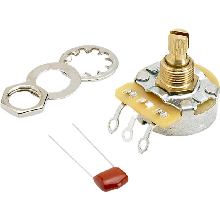 Потенціометр FENDER POTENTIOMETER NO LOAD 250K SPLIT SHAFT