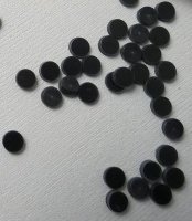 Маркеры ладов типа "точка" 6 мм черные 6 х 2.5 мм