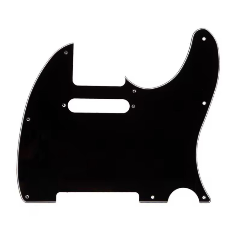 Fleor FT10 BK PICKGUARD FOR TELECASTER (BLACK) Панель (пікгард) тип "telecaster"