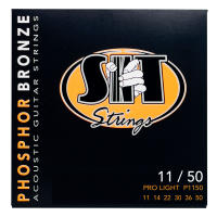 SIT P1150 Pro Light Phosphor Bronze Acoustic Guitar Strings 11/50